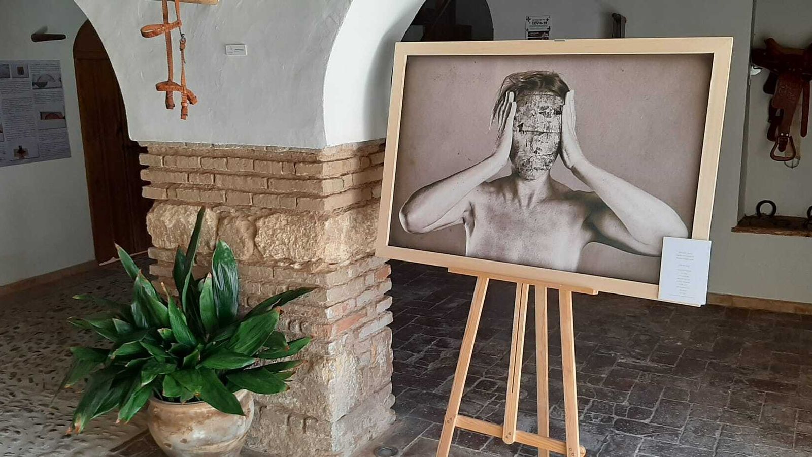 La muestra está ubicado en el Centro de Interpretación Cultural de Hornachauelos