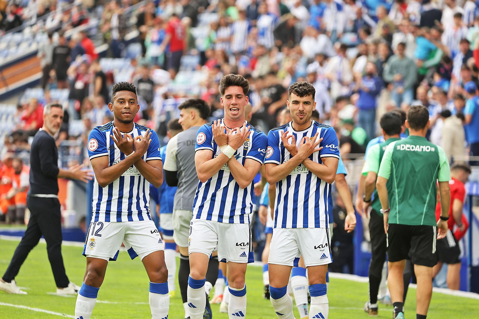 Imágenes del encuentro entre el Recreativo de Huelva y la AD Mérida