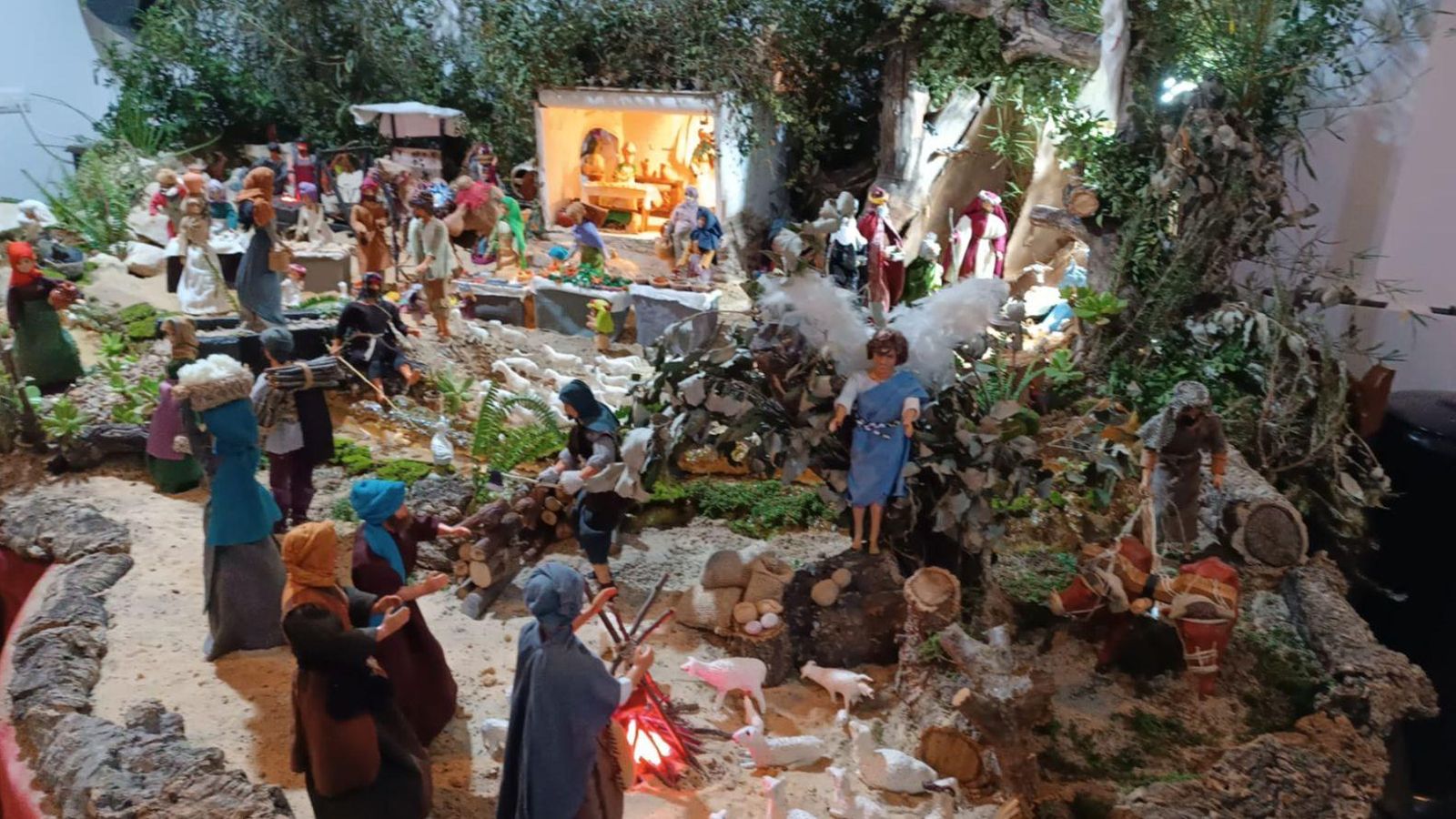 El Belén de una vecina de La Barca