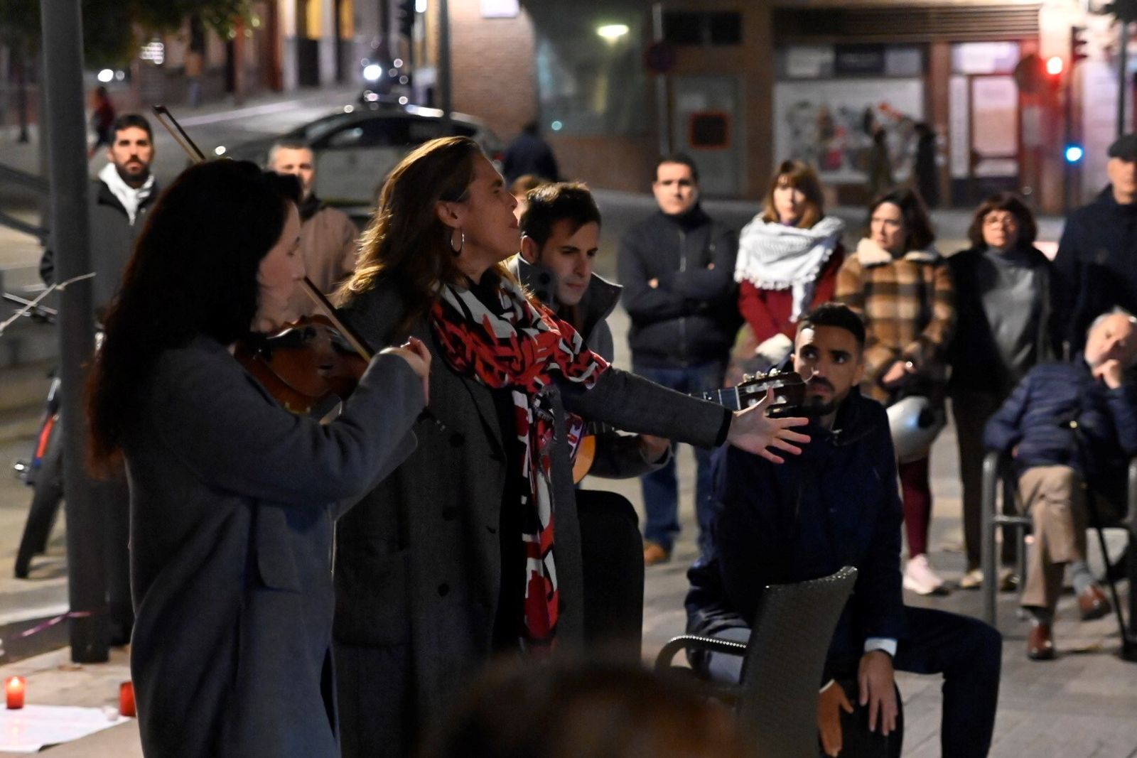 La vigilia en solidaridad con el pueblo palestino en Córdoba, en imágenes