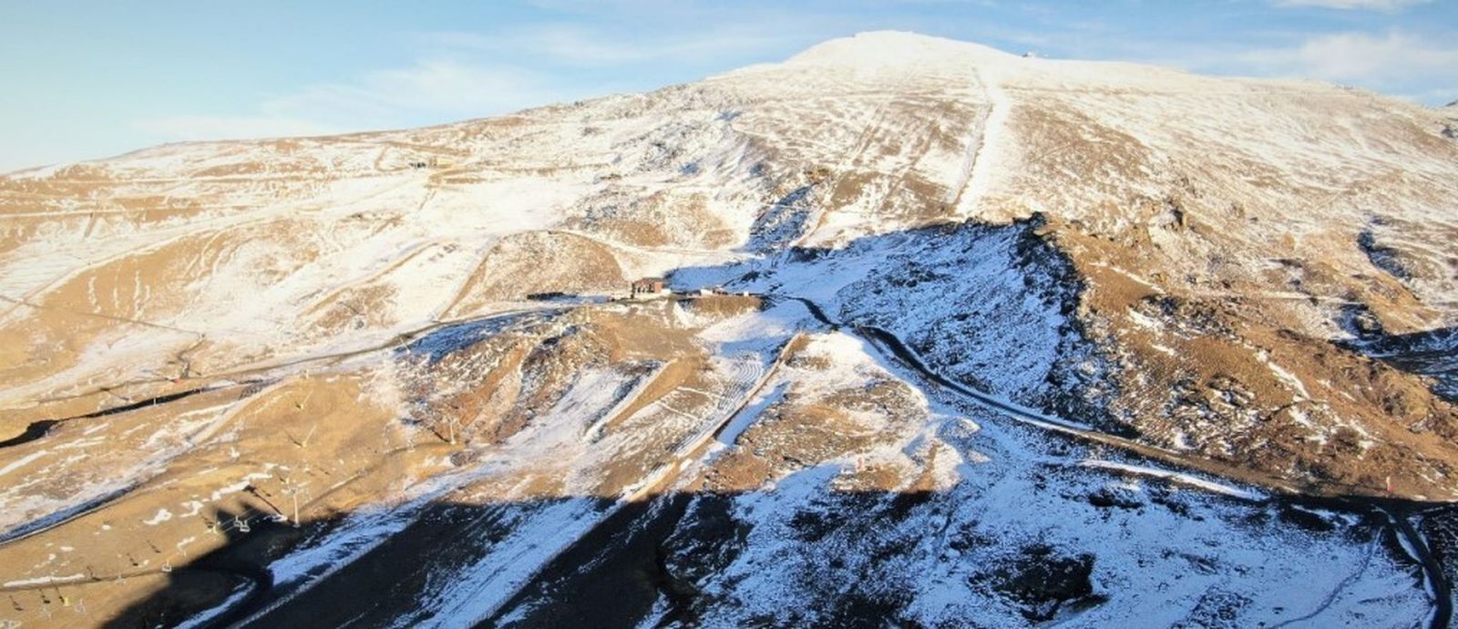 Imagen de la cara oeste del Veleta el pasado 29 de noviembre