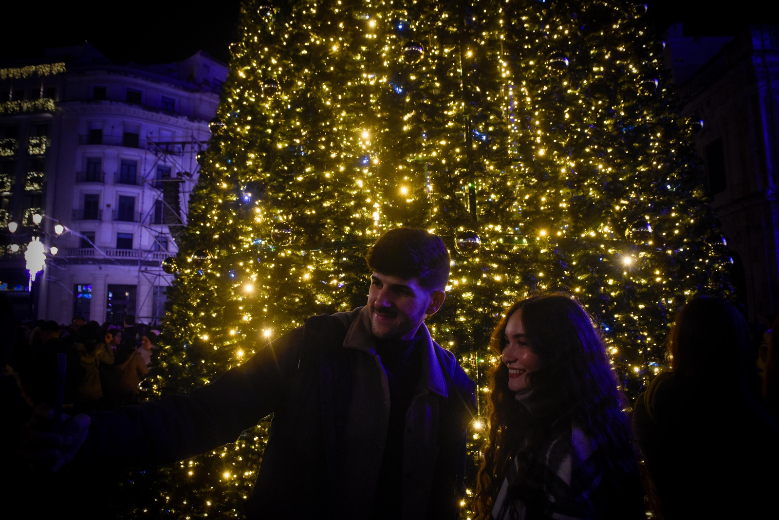 Encendido de la iluminación de Navidad en Sevilla