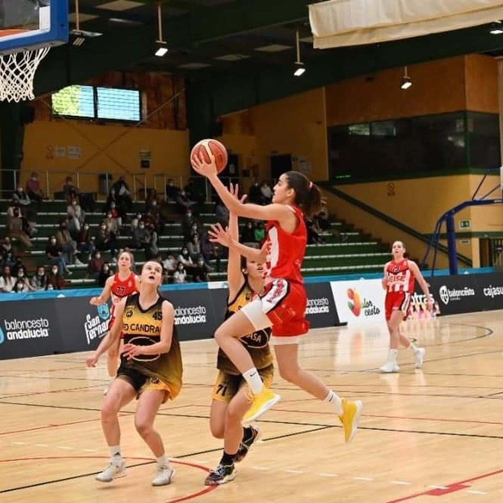 María Arrebola, en un partido.