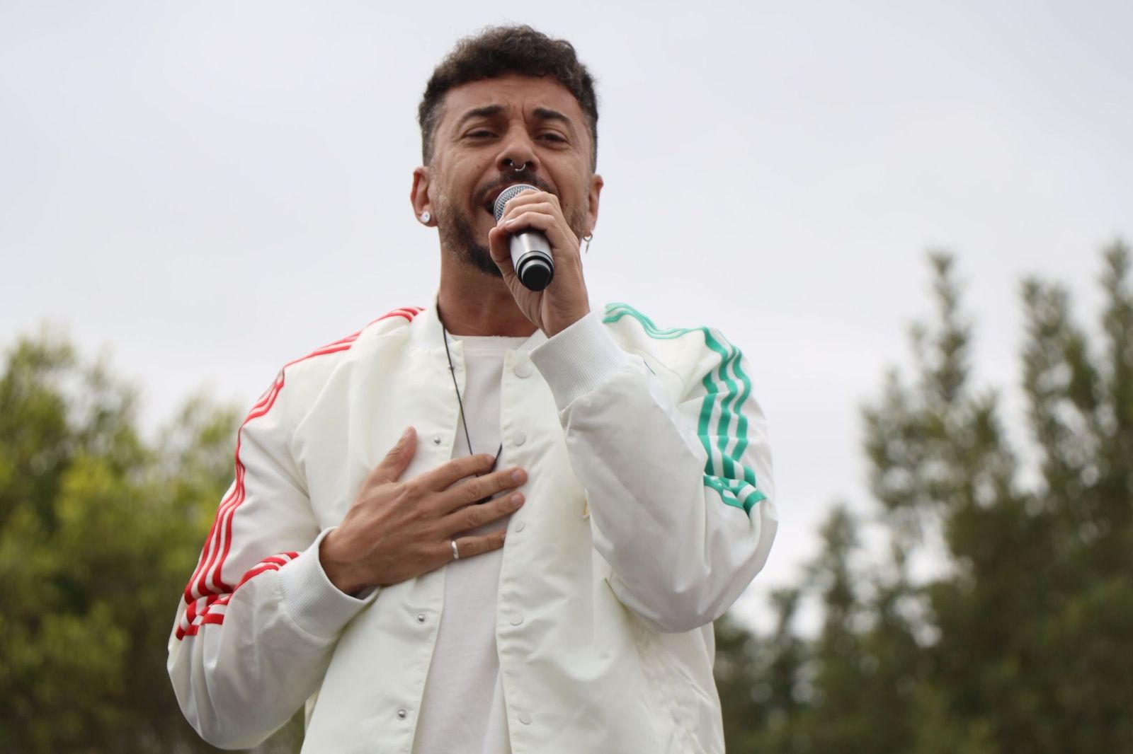 El cantante onubense Sergio Contreras.