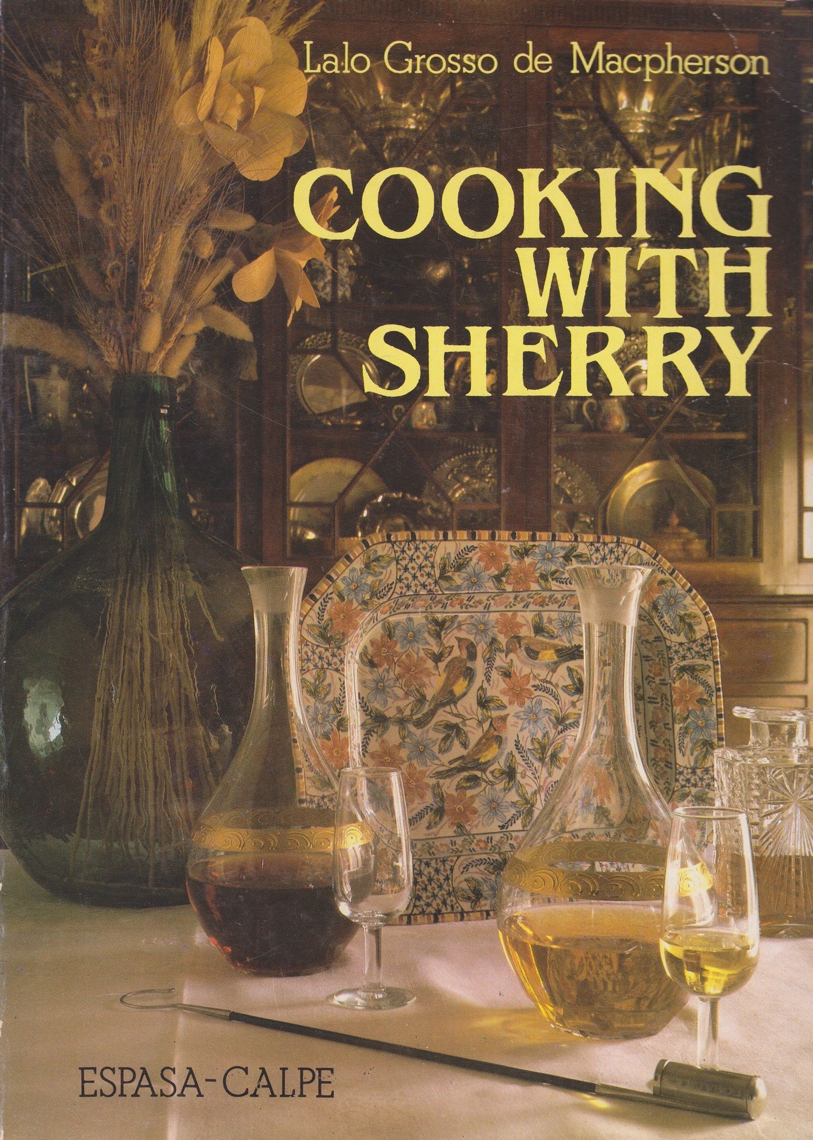 Portada del libro 'Cooking with sherry'.