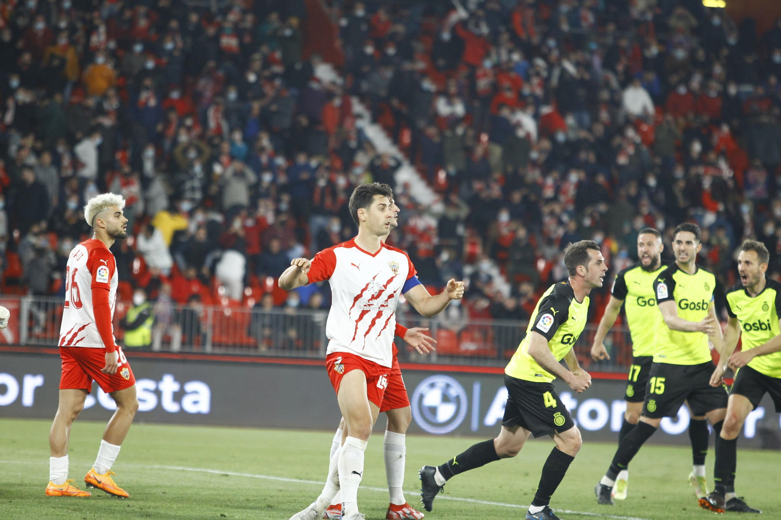 De la Hoz se lamenta tras fallar el primer penalti ante el Girona