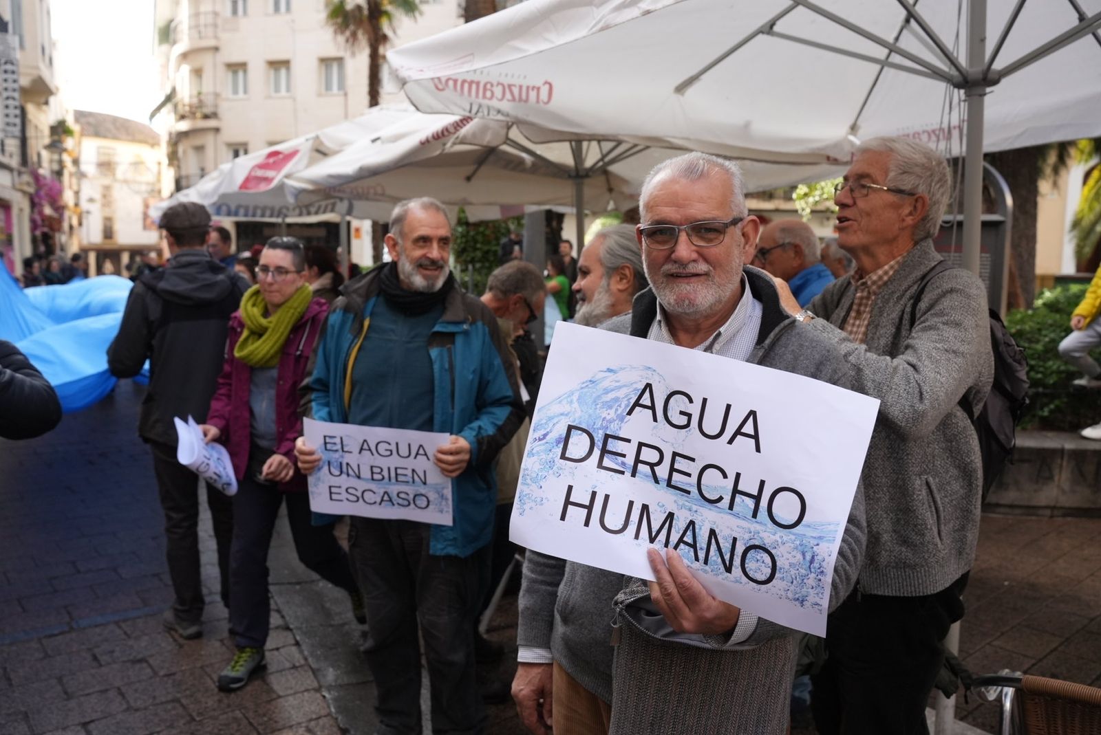 La manifestación  por el agua de Ecologistas, en imágenes