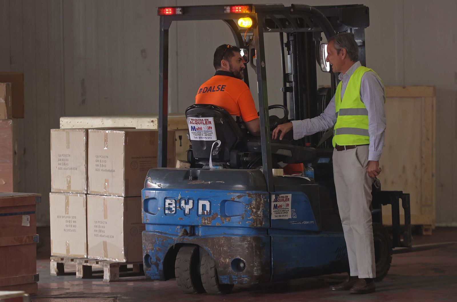 El depósito franco del Puerto de Algeciras, en imágenes