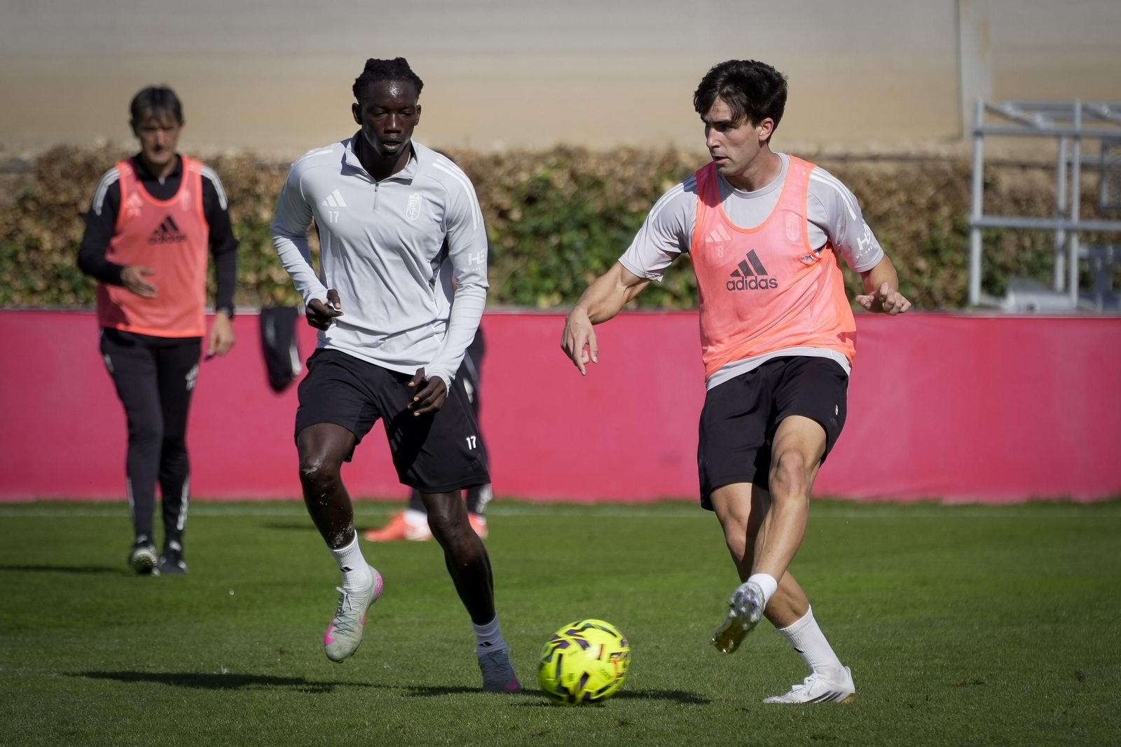 Las imágenes del entrenamiento del Granada CF