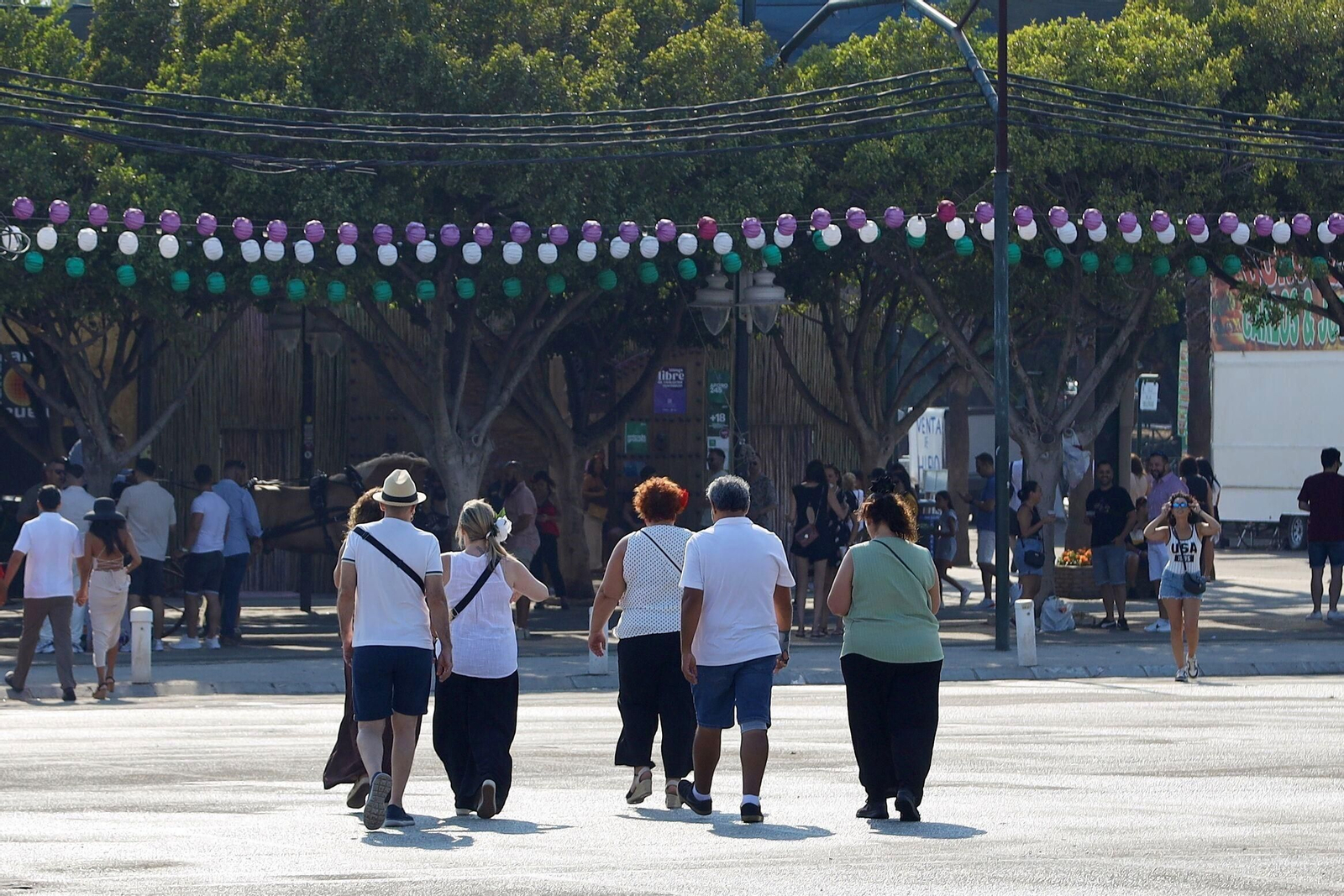 Una imagen de Real de la Feria esta semana.