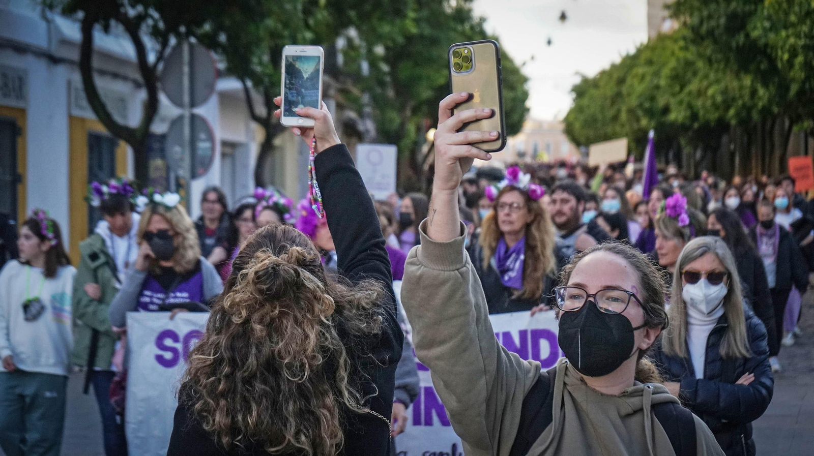 Así se vivió el 8M en Jerez