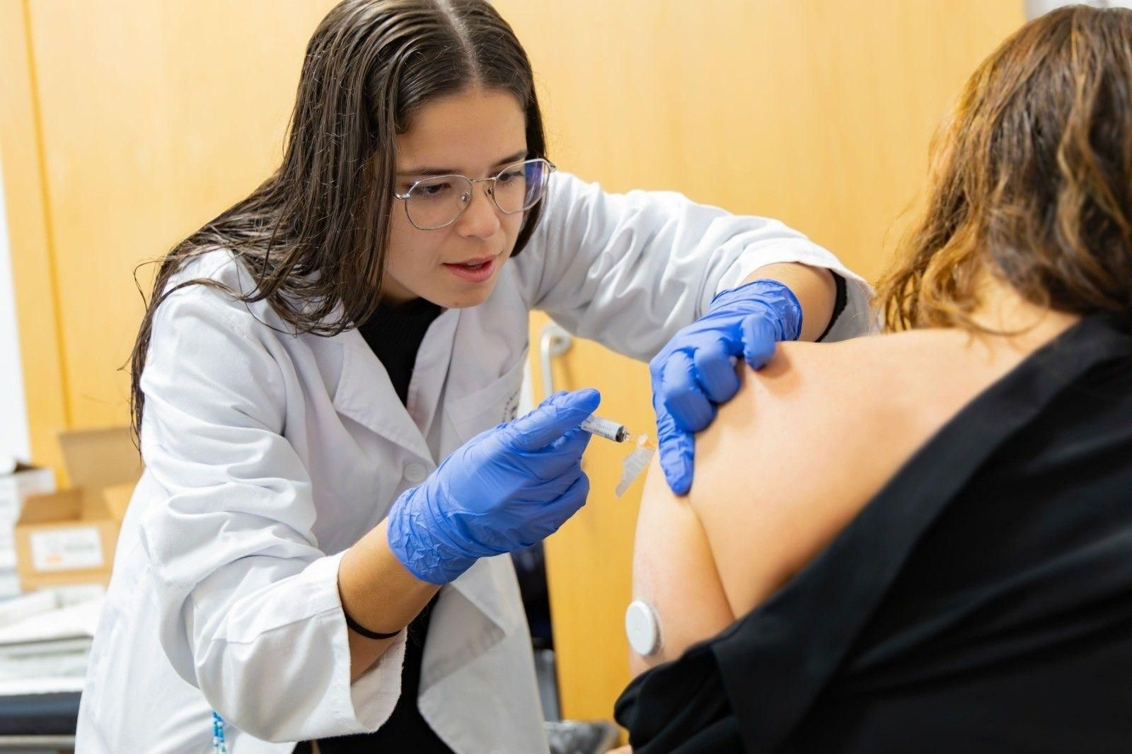 Vacunación contra la gripe en Andalucía.
