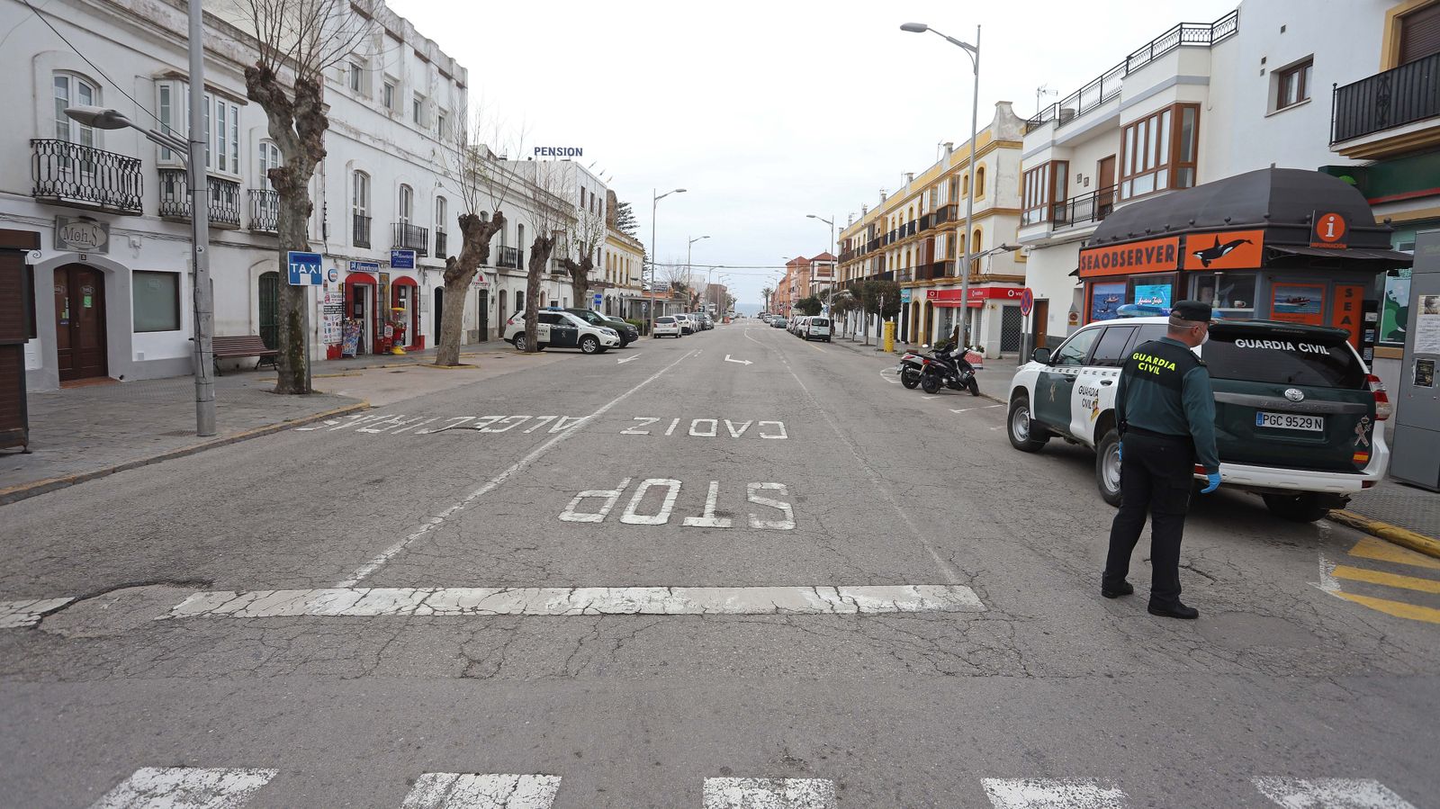 Fotos del confinamiento ante el estado de alarma en Tarifa