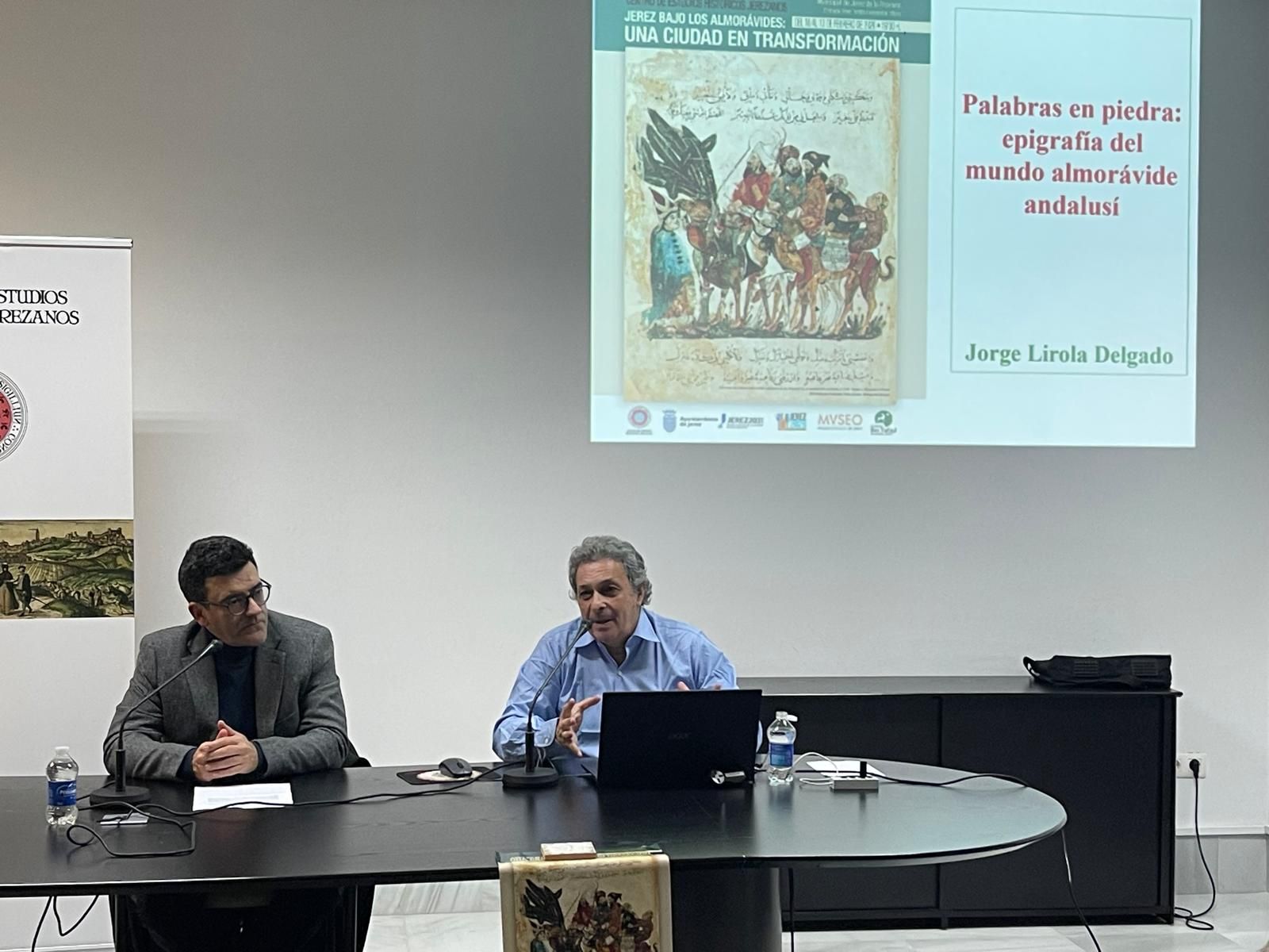 Un momento de la conferencia de Jorge Lirola Delgado.