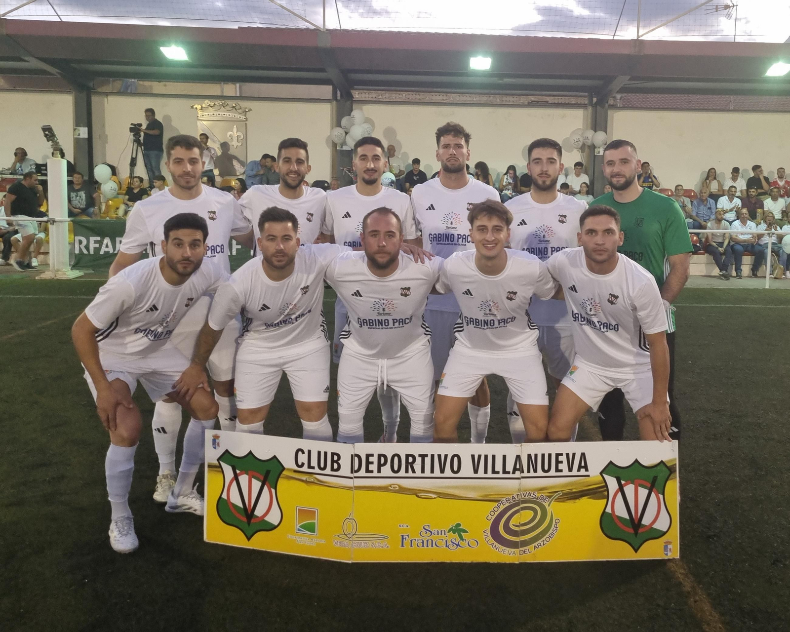 Alineación inicial del conjunto villanovense.