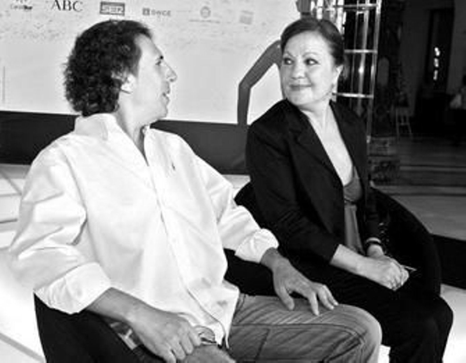 Juan Carlos Romero y Carmen Linares.