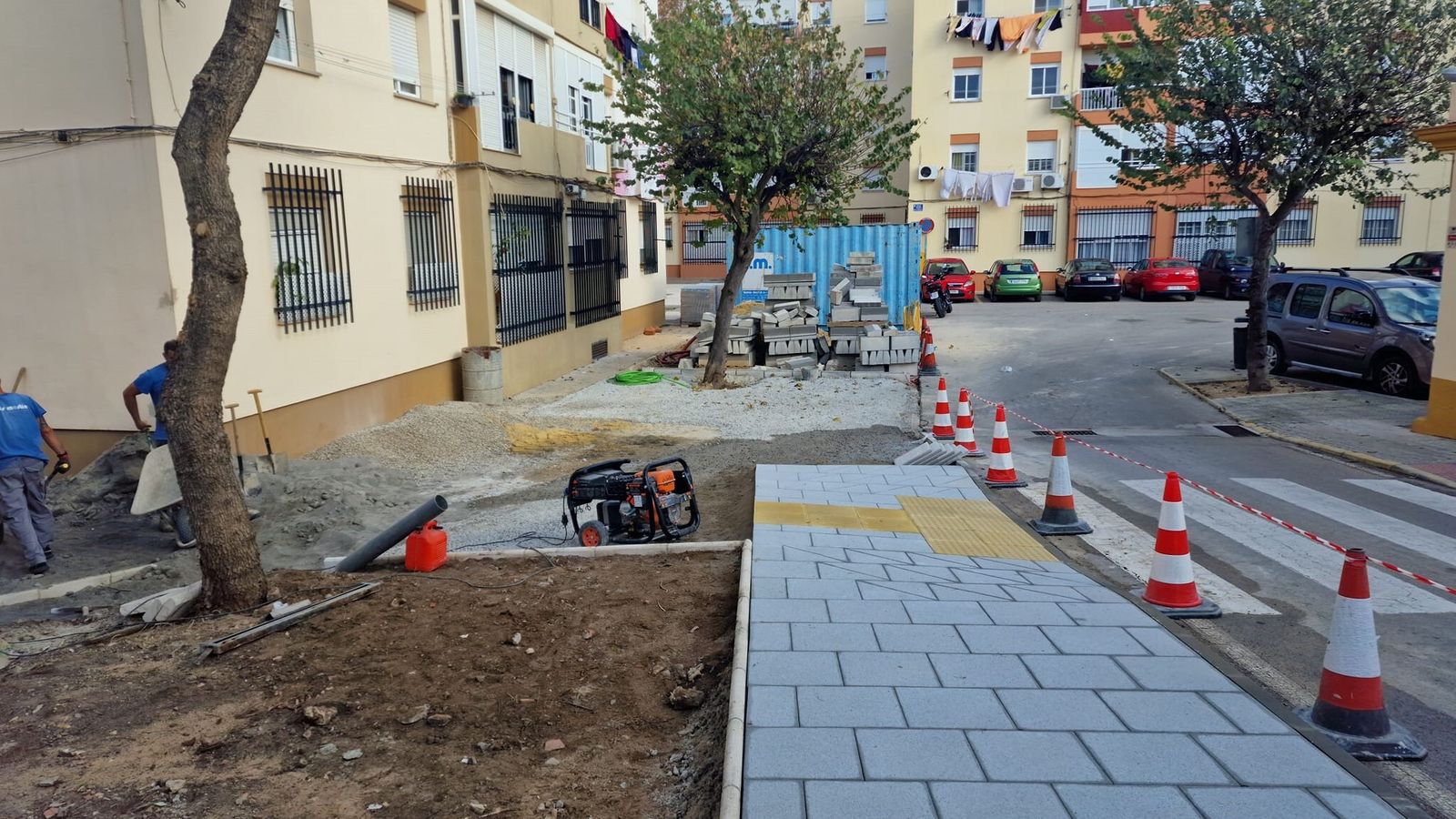 Obras en la plaza de la Anunciación.