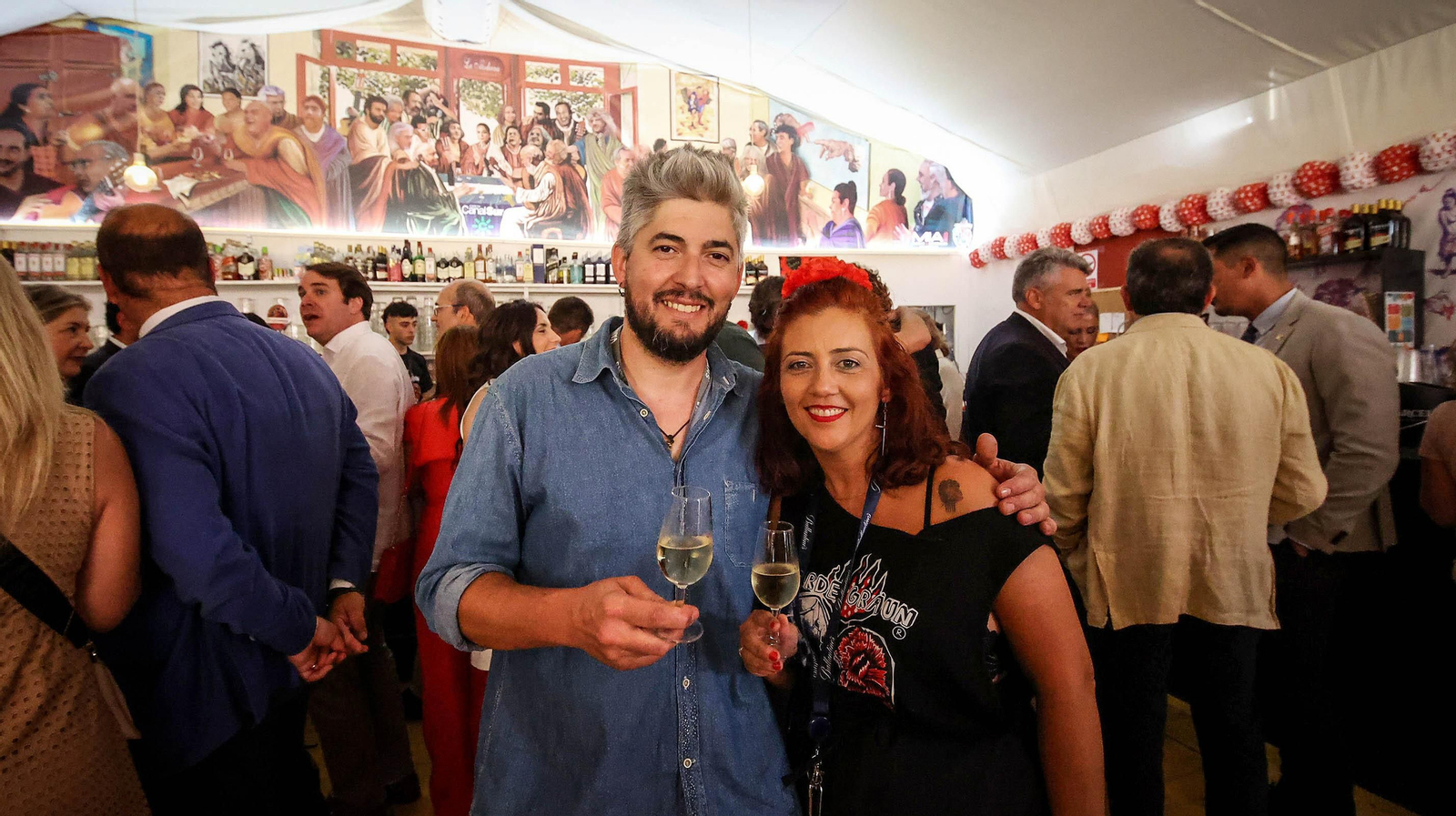 Inauguración de la caseta de Canal Sur en la Feria de Jerez