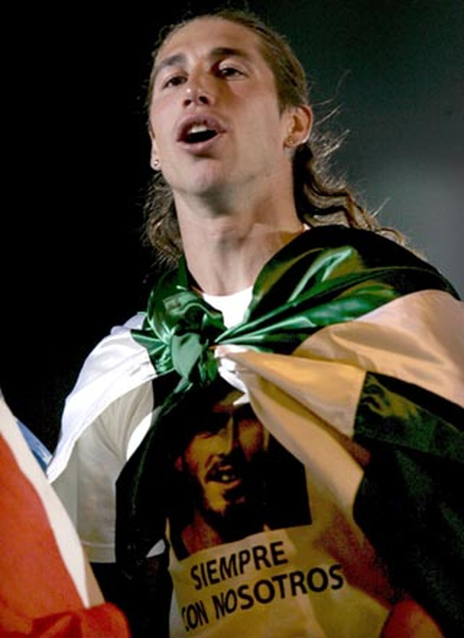 Sergio Ramos dedica el título de Liga a Antonio Puerta