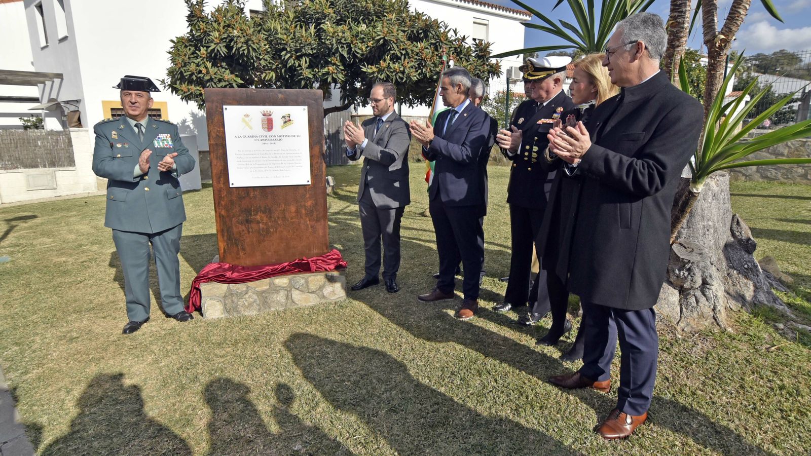 Las fotos del homenaje de Castellar a la Guardia Civil.