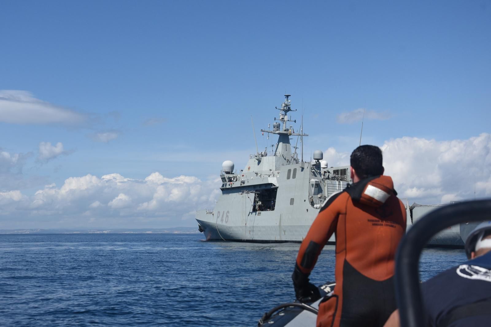 Las fotos del mayor ejercicio de los últimos años en el Estrecho de Gibraltar y el Golfo de Cádiz de la Armada y la OTAN