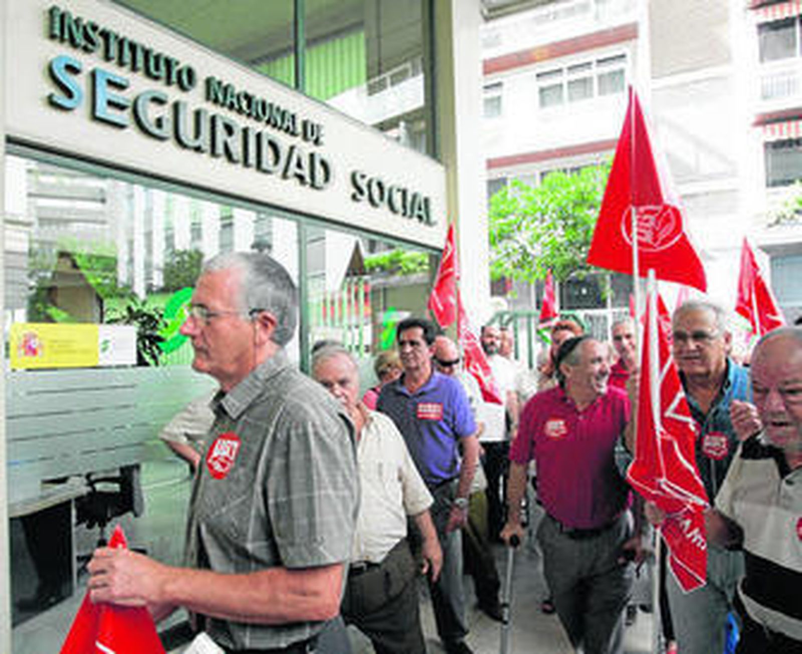 Manifestación contra la reforma de las pensiones celebrada en Córdoba en octubre de 2013.