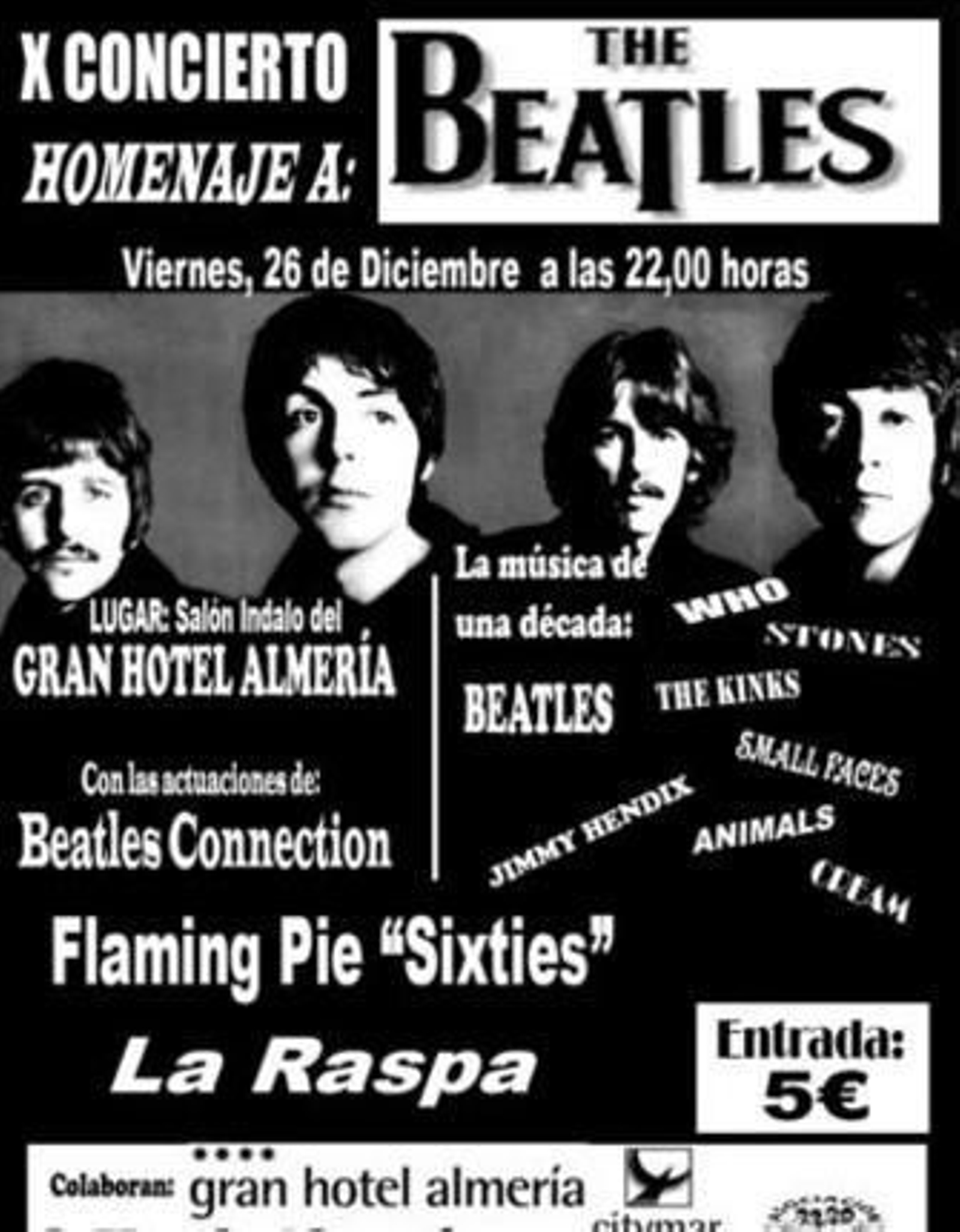 Cartel del Festival en homenaje a los Beatles.