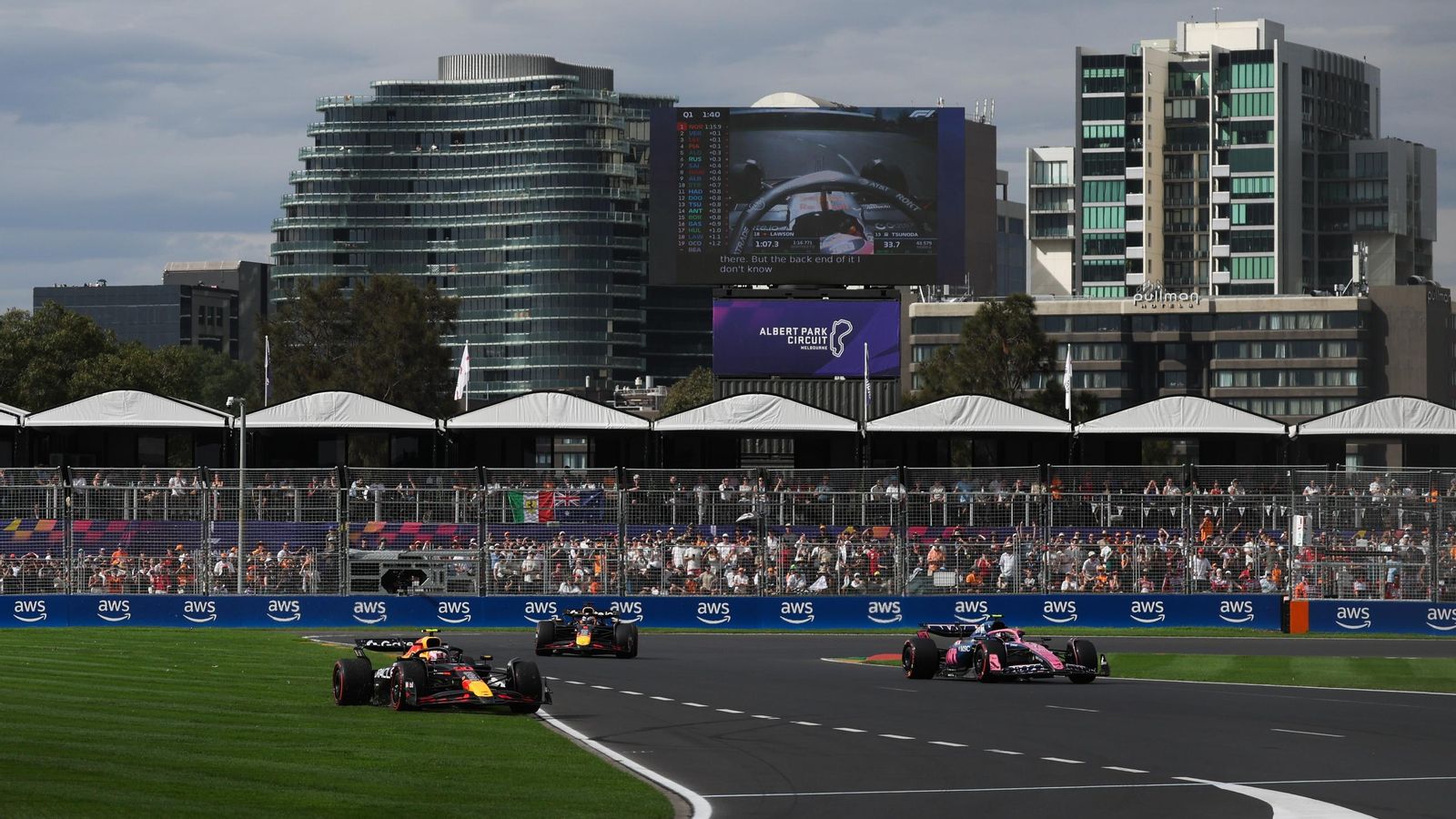 Los fotos del arranque de la Fórmula 1 en Melbourne