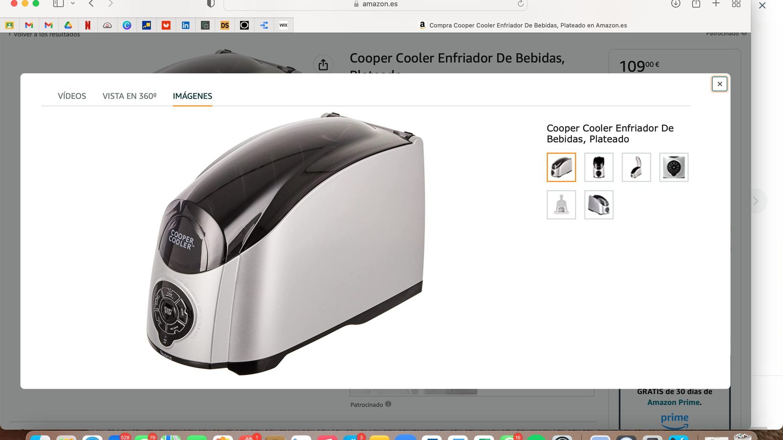 Cooper Cooler Enfriador De Bebidas