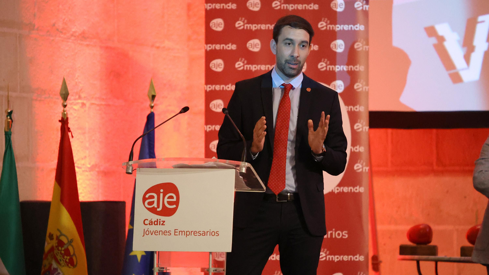 Entrega de premios de la Asociación de Jóvenes Empresarios en Jerez