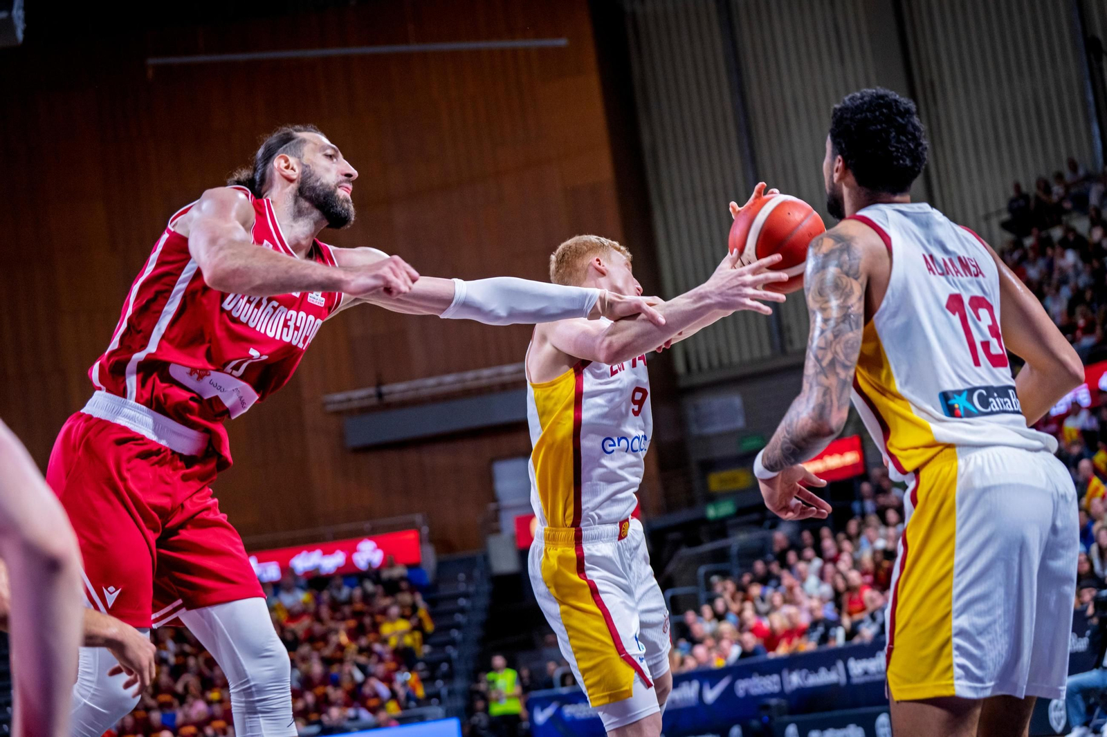 Las fotos del España-Georgia de baloncesto