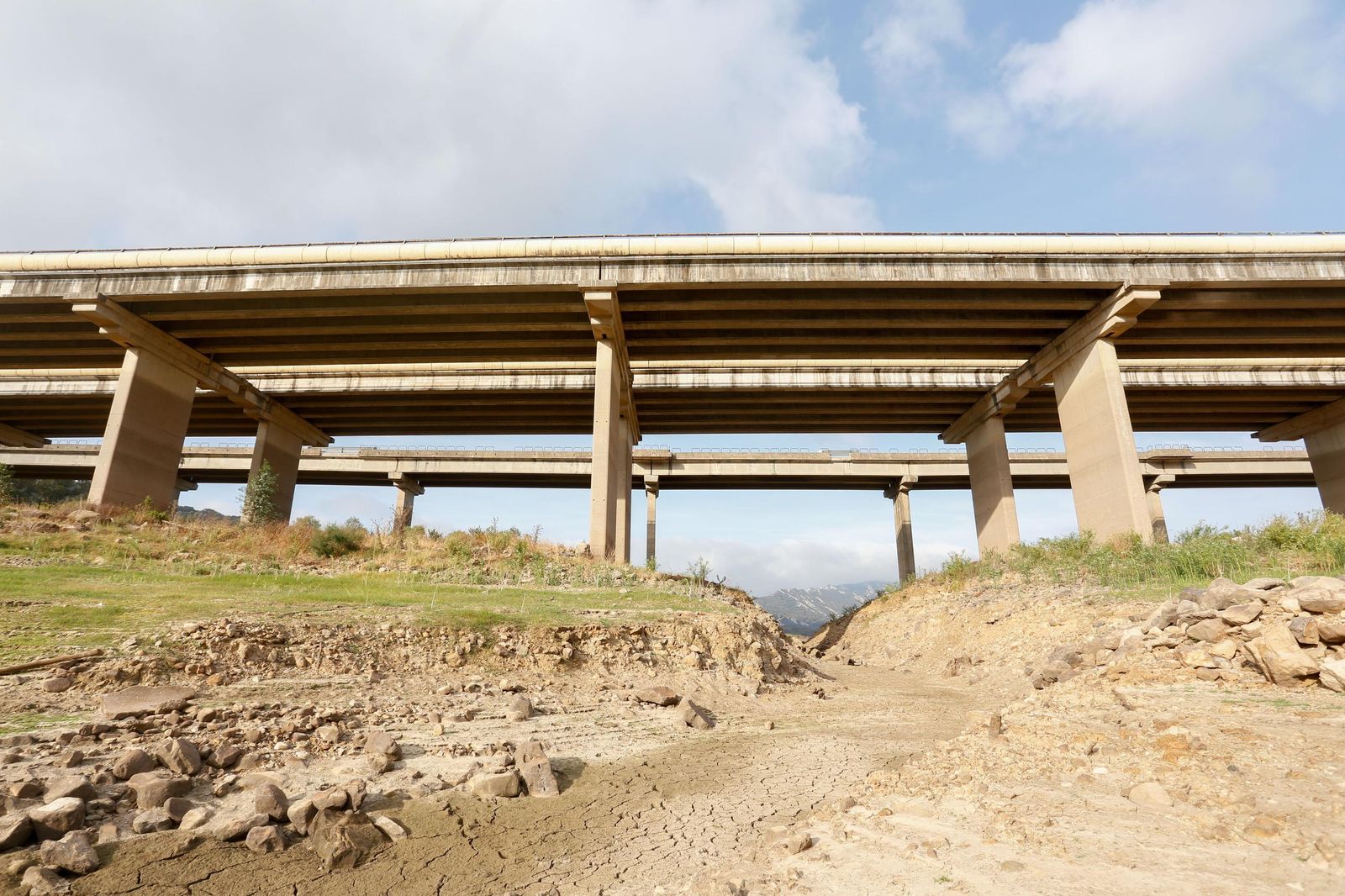 Fotos del estado del pantano de Charco Redondo en Los Barrios