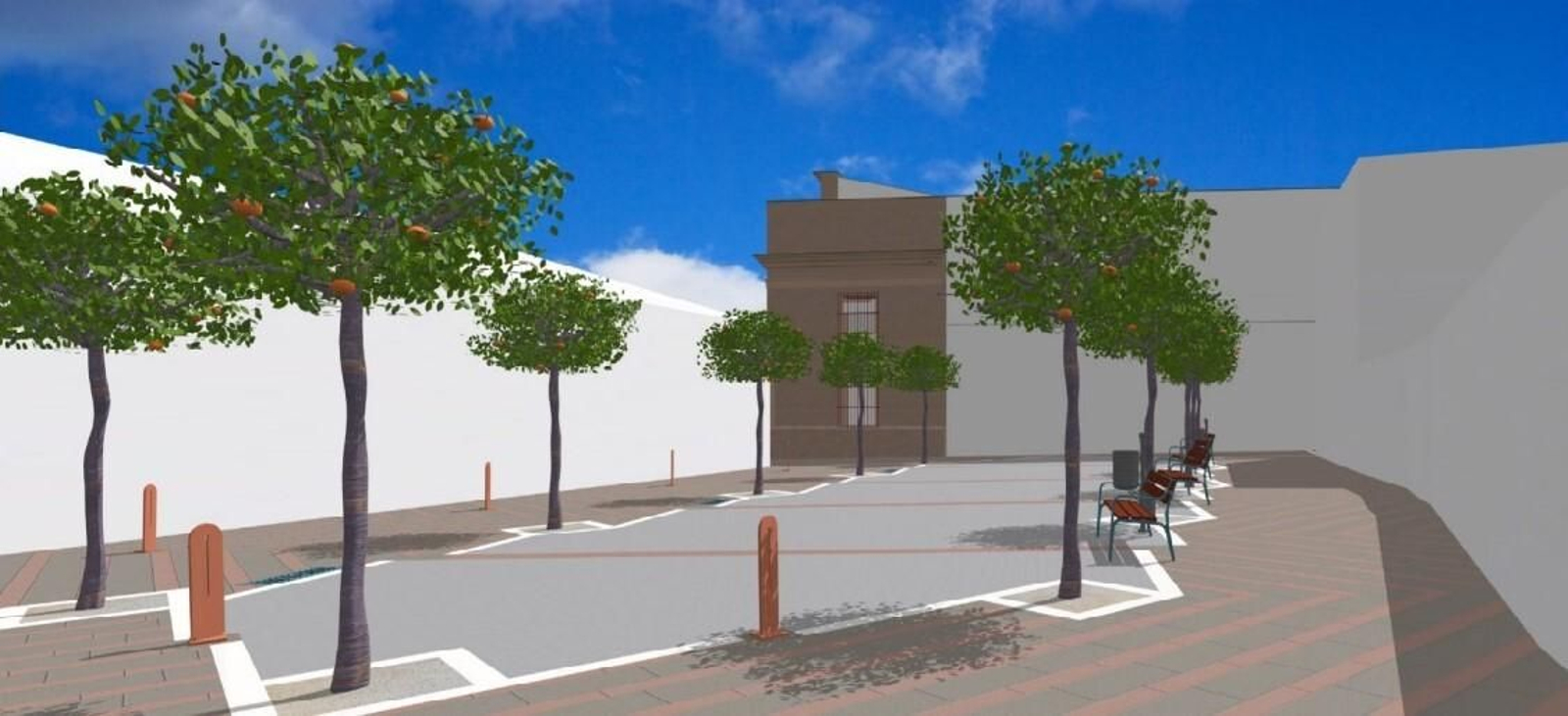 Este es el aspecto que tendrá la plaza del mercado tras la obra