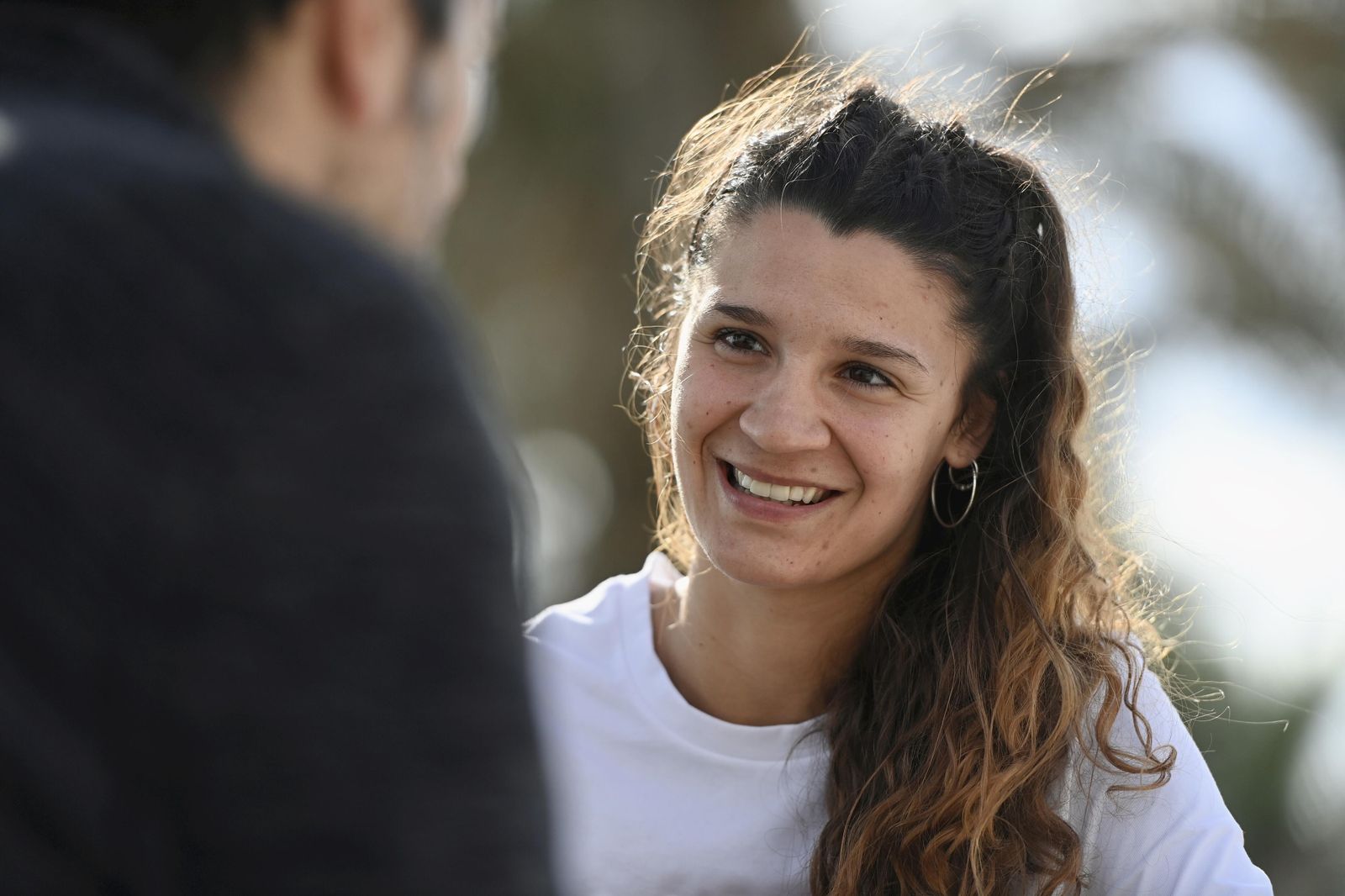 Raquel Lázaro, jugadora malagueña de voleibol