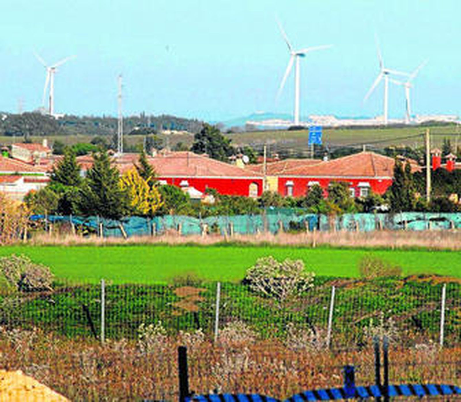 Vista de una zona del extrarradio del municipio.