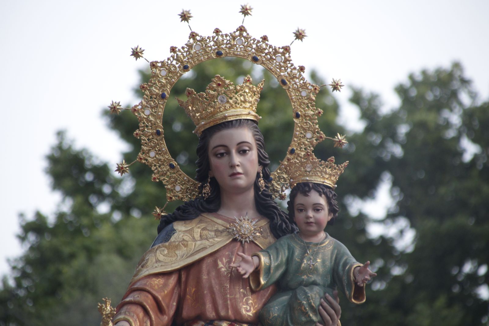 procesión de María Auxiliadora en imágenes Huelva