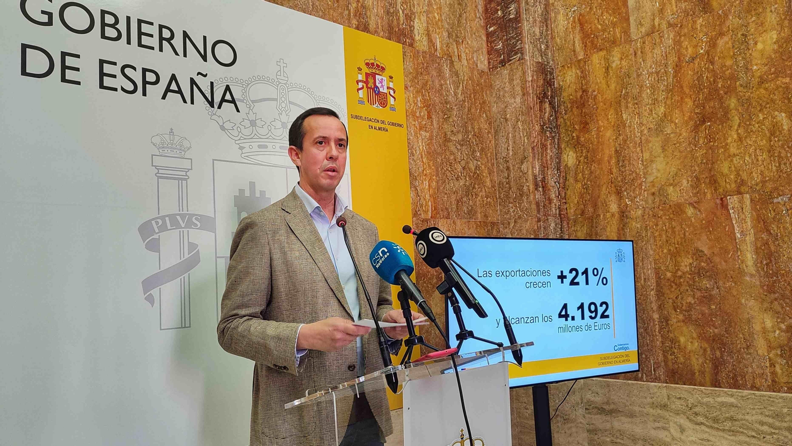 José María Martín, subdelegado del Gobierno en Almería.