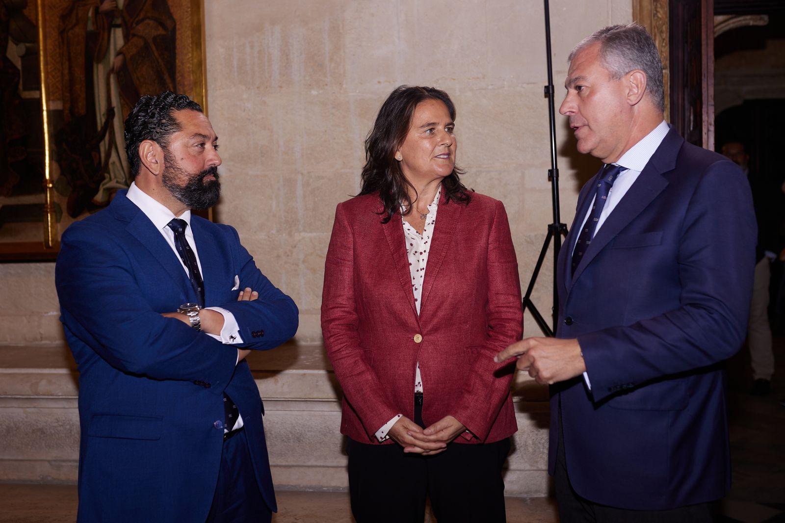 Las fotos de la Copa Billie Jean King con el alcalde jugando al tenis