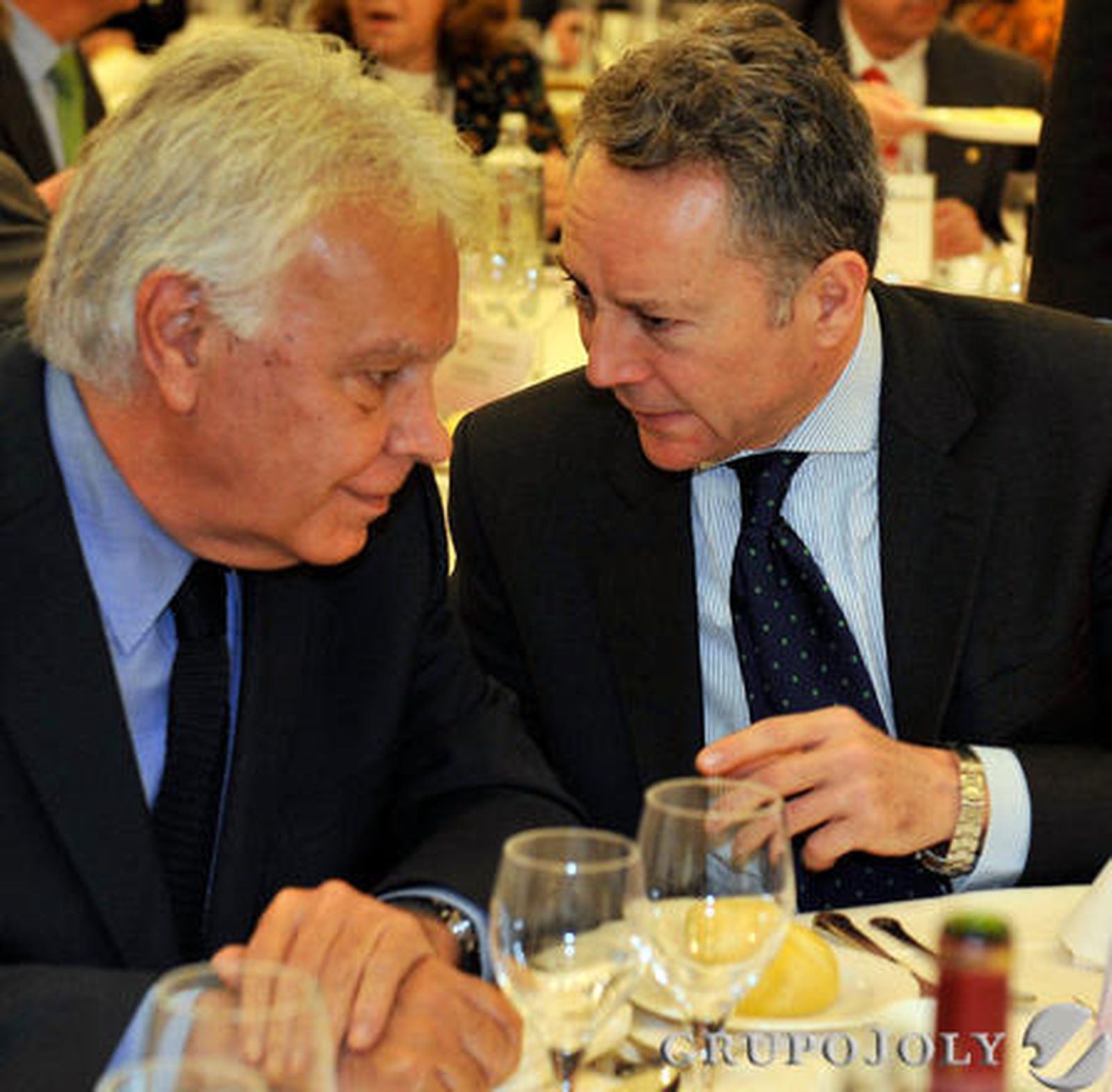 Felipe González con José Joly.

Foto: Juan Carlos Vázquez / Belén Vargas/ Manuel Gómez