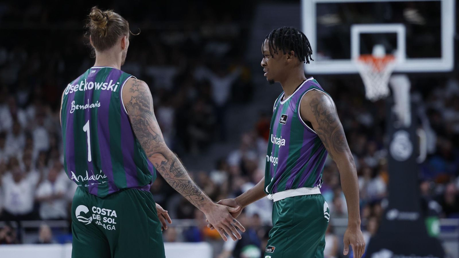 El Real Madrid-Unicaja, en fotos