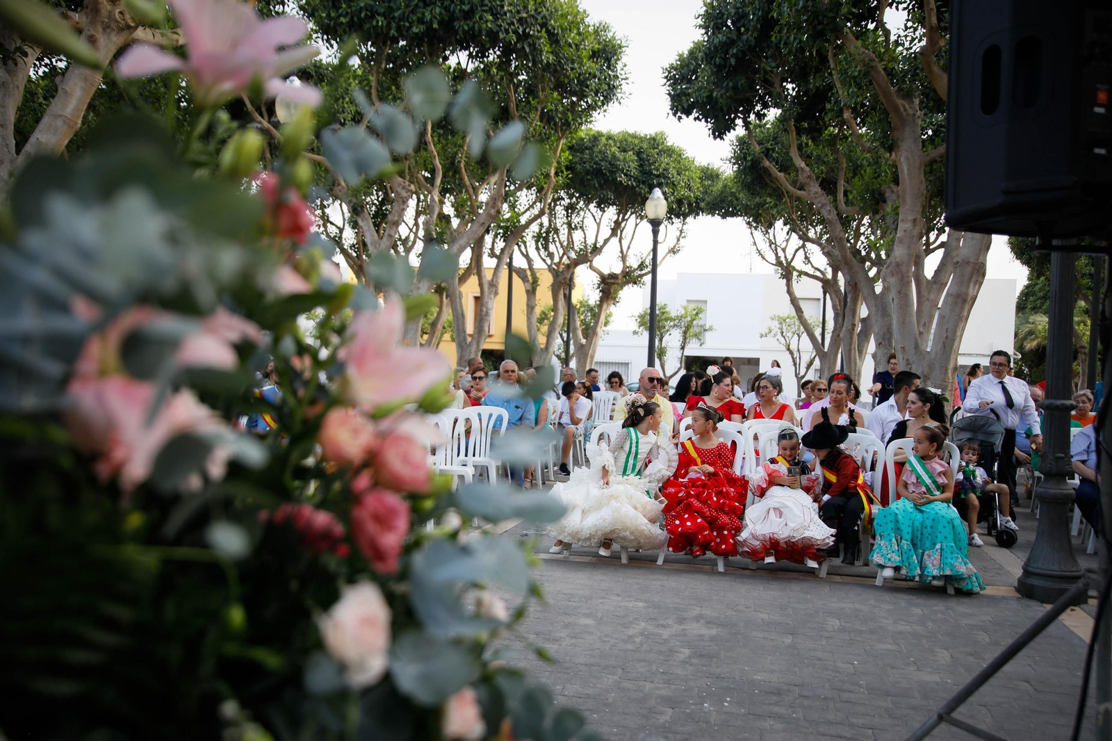 Ofrenda floral y misa durante la última jornada de las fiestas de Campohermoso Ofrenda floral y misa durante la última jornada de las fiestas de Campohermoso