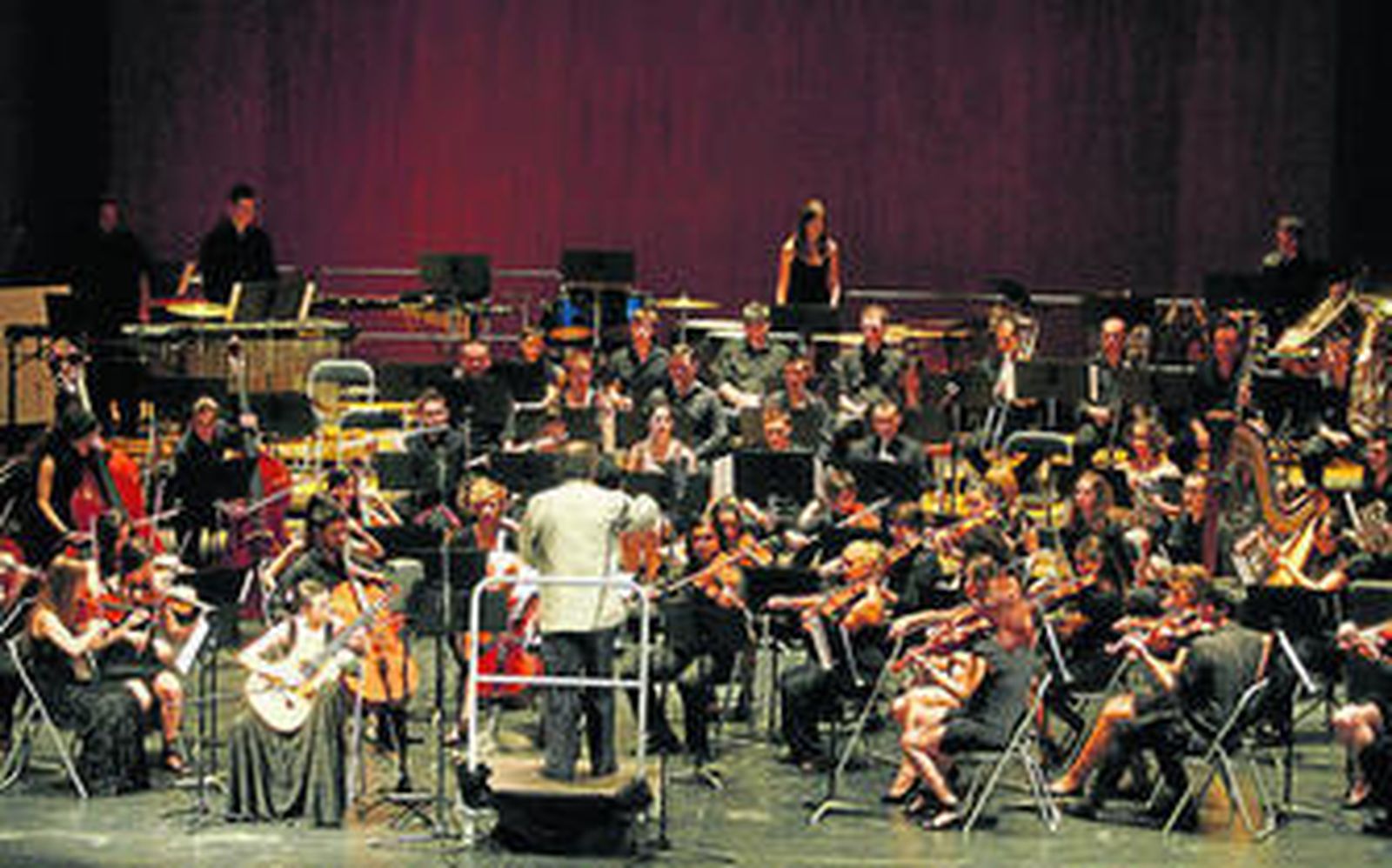 La Joven Filarmonía Leo Brouwer, en un concierto.