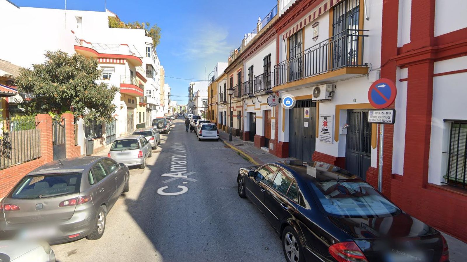 Amante Laffón es otra vía con las farolas averiadas por el robo de cables