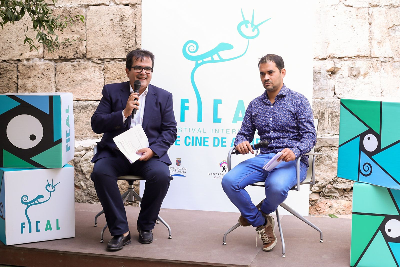 Antonio Jesús Rodríguez, diputado de Cultura con David Carrón de 'La Tropa Produce'.