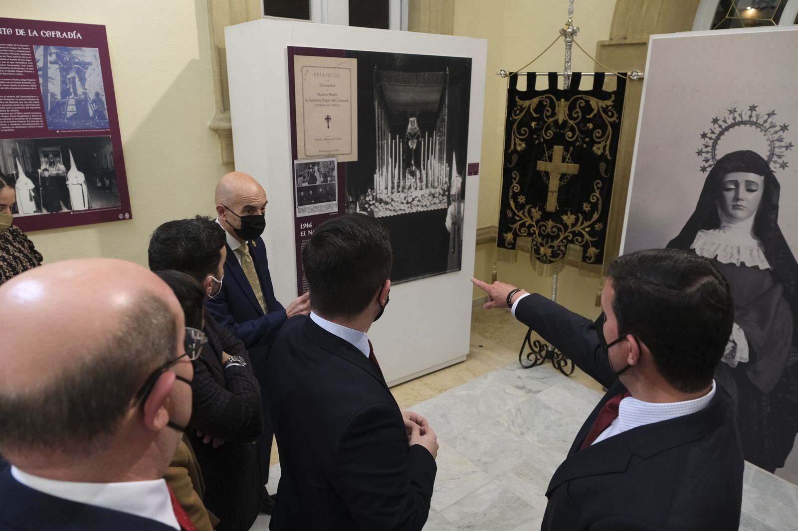 Imágenes exposición Cofradía del Silencio. Diputación de Almería