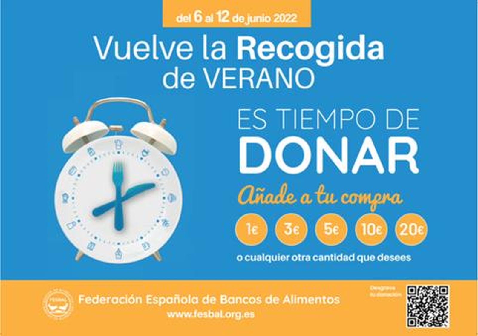 Desde el 6 al 12 de junio, los 500 hipermercados y supermercados de Carrefour contarán con esta iniciativa solidaria