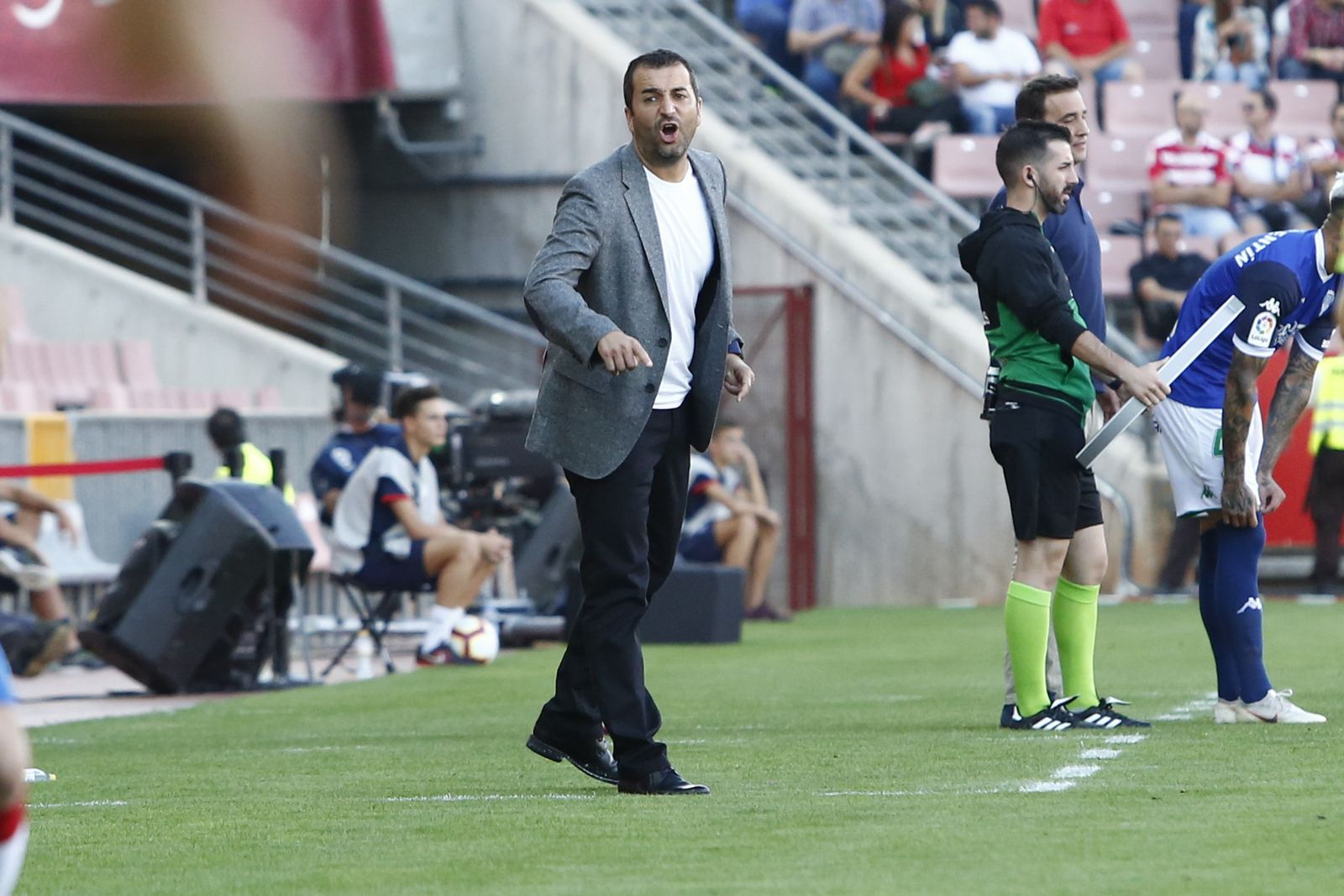 Diego Martínez ha catalogado como "importante" el choque ante el Málaga.