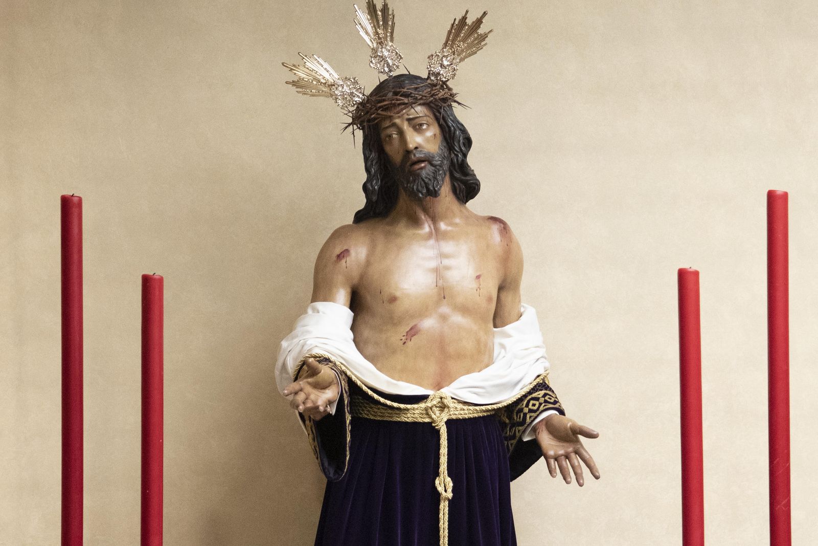 Fotos: La cofradía del Despojado, en San Andrés y con exposición