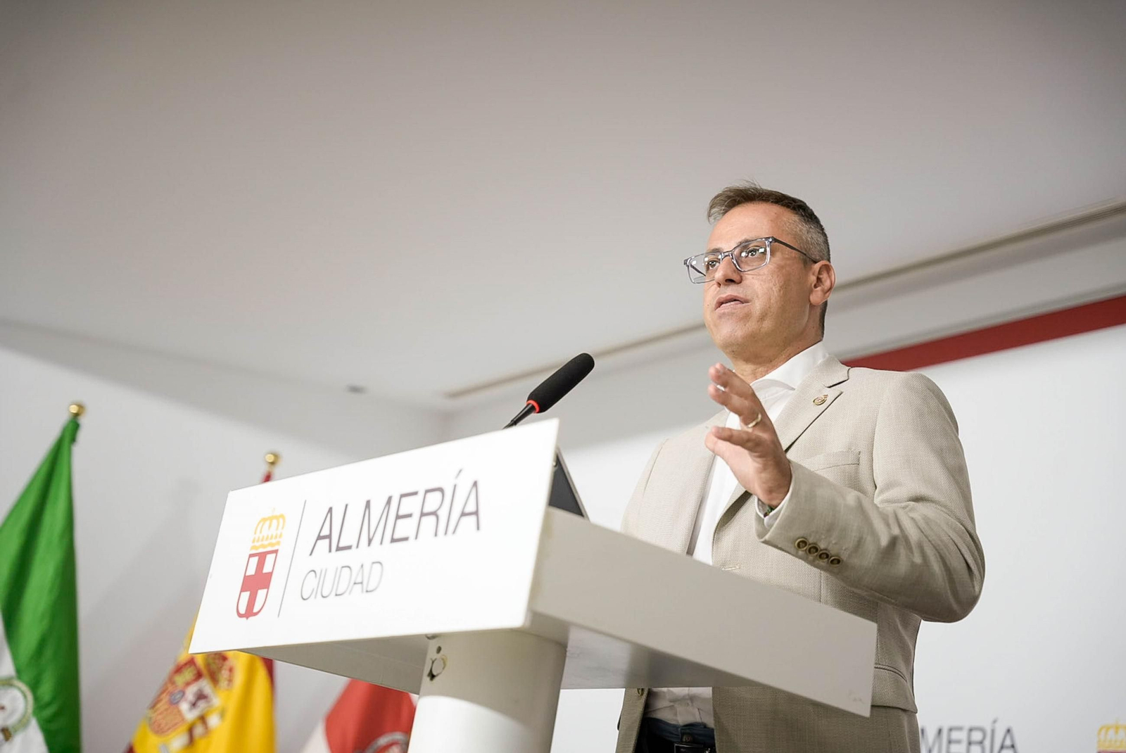 Antonio Urdiales, en la rueda de prensa ofrecida