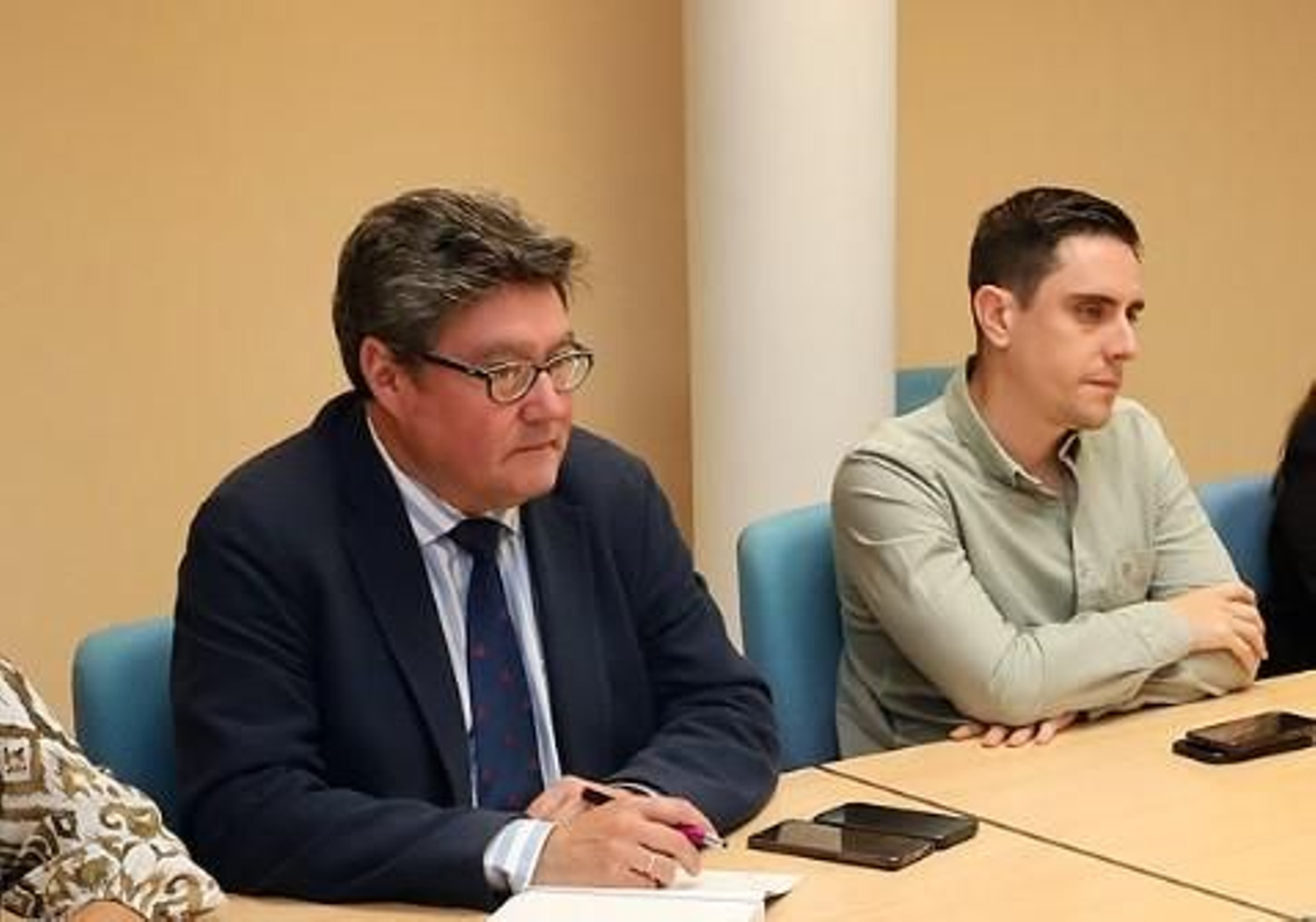 Los delegados municipales José Ángel Aparicio y Jaime Espinar, en una imagen de archivo Los delegados municipales José Ángel Aparicio y Jaime Espinar, en una imagen de archivo